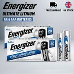 Energizer AA AAA Ultimate Lithium Batteries 1.5V LR6 L91 Long Expiry UK Seller