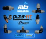 Nutlock Elbow Tee Male Thread BSP 16mm 25mm 1/2" 3/4" 1" Plas-Fit Tavlit