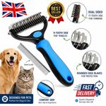 Professional Pet Dog Cat Comb Brush Dematting Undercoat Grooming Comb Rake Tool
