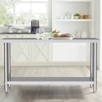 Stainless Steel Table Work Bench Worktop Commercial Kitchen Prep Table/backplash
