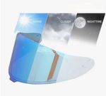 SHOEI NXR2 visor lens Photochromatic Transition Blue