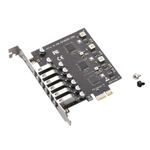 Expansion Card PCIE to 8-Port USB3.2 Gen1 Controller Type-C 5Gbps Converter
