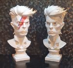 David Robert Jones Bowie bust figurine with stand for Audio CD 125mm Music Actor
