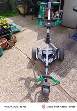 A Used Hillman Electric Golf Trolley With Distance Control + Lithium Battery....