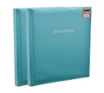 Photo album 5x7'' for 120 photos slip in memo album in choice of color x 2 