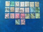 CEYLON USED STAMPS 1872-1899 Q V SELECTION UNCHECKED.