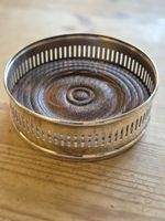Vintage Silver Plated Bottle Coaster- Approx. 4"