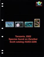 $4.50 Scott Value - 2002 TANZANIA Wildlife on Zanzibar, Monkeys CV MNH NH UMM