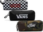Vans Pencil Pouch Case Checker Board Camo Old Skool Black White Logo School Zip