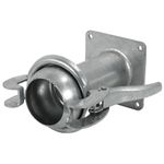 BAUER BOLT ON FLANGE SLURRY TANKER 6" Male End Spread Plate Spreader Liquid