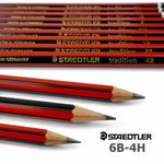 Staedtler Tradition Pencils Sketching 6B 5B 4B 3B 2B B HB F H 2H 3H 4H 12 Pack