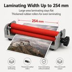 Small cold laminating machine 12 inch lightweight photo laminating machine