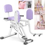 2-in-1 Hip Abduction Adduction Machine Inner Outer Thigh 5Level Home Gym Workout
