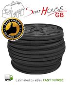 ELASTIC BUNGEE ROPE SHOCK CORD TIE DOWN WHITE BLACK VARIOUS LENGTH / THICKNESS