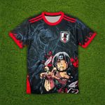 Naruto Akatsuki Football Jersey Itachi Team Japan T-Shirt