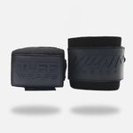 Tuff wraps 16" Villain Wrist Wraps - Black blackout - bodybuilding gym powerlift
