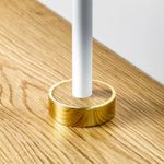 Stair Rods UK Ali Radiator Pipe Cover Brass 15mm Height