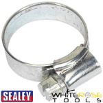 Sealey Hose Clip Zinc Plated Ø16-25mm Worm Drive Pack of 20