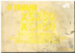 YAMAHA XS250 XS400 1980 OWNERS INSTRUCTION & MAINTENANCE HANDBOOK (GB F D TEXT)