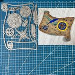 Metal Cutting Dies Compass Scroll Scrapbooking Embossing Stencil Paper Crafts