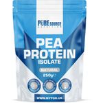Pea Protein Isolate Flavoured Protein Powder Vegan 250g 750g 500g 1kg 2.5kg 5kg