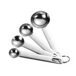 Stainless Steel Measuring Spoon 4/6/7/8 Pcs Set with Scale Measuring Ruler Spoon