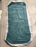 airzZZ SlumberPlus Single Air Bed Built-In Electric Pump Inflatable Teal Grey