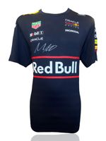 MAX VERSTAPPEN SIGNED RED BULL RACING ORACLE F1 T-SHIRT (ACG CERT AG19016)
