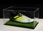 Football Boot (Single) Display Case - Black Grass Effect Base - Free FAST Post!!