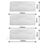 Drawer Flap Front Handle For Indesit Fridge Freezer x 3