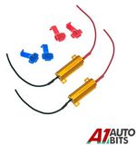 2 X 12v Led Load In-Line Resistors 50w 6 Ohm For Led Rear Tail Lights Indicators