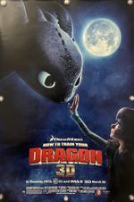 HOW TO TRAIN YOUR DRAGON 3D Original One Sheet Movie Poster - 2010
