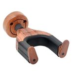 Guitar Hanger Wall Mount Hook Holder Wood Auto Lock Bass Ukulele Stands Rack