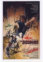 The Goonies movie poster signed print