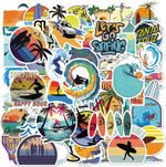 Surfing Stickers 100PCS, Summer Water Sports Stickers for Surfboard