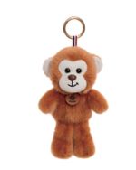 Monkey Plush Keyring – Cute  Soft adorable animal (16×10×8cm) - free postage