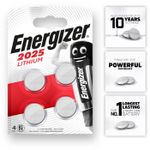 CR2025 2025 ENERGIZER Batteries DL2025 3V Lithium Coin Cell Button Battery Last