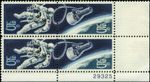 1331 -1332 US Space Accomlishments Mint NH 1967 Gemini  PLATE #BLOCK (STOCK SCAN