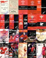 WALES v NEW ZEALAND ALL BLACKS 1946-2014 RUGBY PROGRAMMES  ***REDUCED PRICES***
