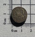 Original 1772 George III  Revolutionary War Colonial Coin WEIGHT Tea POT Mark