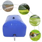240L Water Bladder Storage Containers,Foldable Portable Water Tank Soft WaterBag