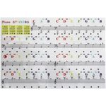 Piano Stickers Keyboard Learn Note Letter Labels Kids Teacher 37 49 61 88 Keys