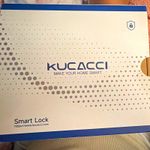 KUCACCI Smart Lock Keyless Entry Door Lock, Battery Powered, Uses 4 AA