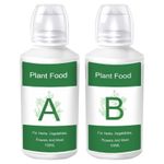 Hydroponic Nutrients A & B, 200Ml Plant Food for Indoor Growing System