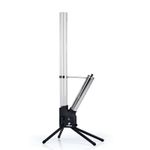 LANDMANN Fire Tube Fire Column Pellet Fire Pit 132Cm Stainless Steel Low Smoke