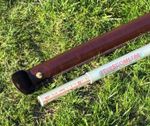 Vintage Telescometre 5m Telescopic Measuring Rod French Survey Tool Leather Case