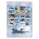Military Jet Aircraft Stamps Collectors Sheet from Royal Mail