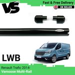 VAMOOSE MULTI AWNING RAIL LWB RENAULT TRAFIC 2014- CAMPER VAN C-TRACK BLACK