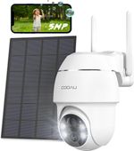 COOAU Outdoor 2K Solar Security Camera ,360° Wireless Batttery CCTV System,UK