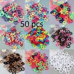 Baby Girl Hair Elastics Bobbles Small Kids Soft Bands UK SELLER